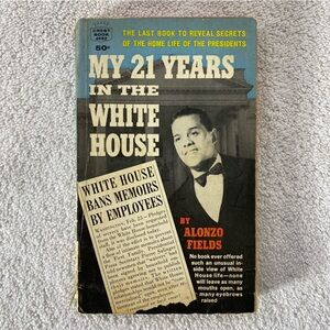 5/$35 Vintage Crest Book My 21 Years in the White House Paperback Pocket Book